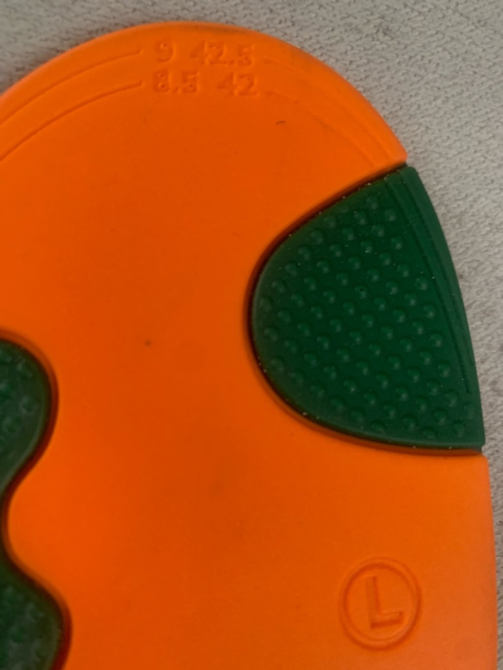 Flowsole Orange Foot Pain Relief Insole - Men - Picture 6 of 7